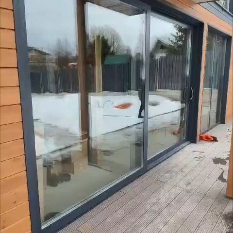 Теплое портальное остекление видео 1